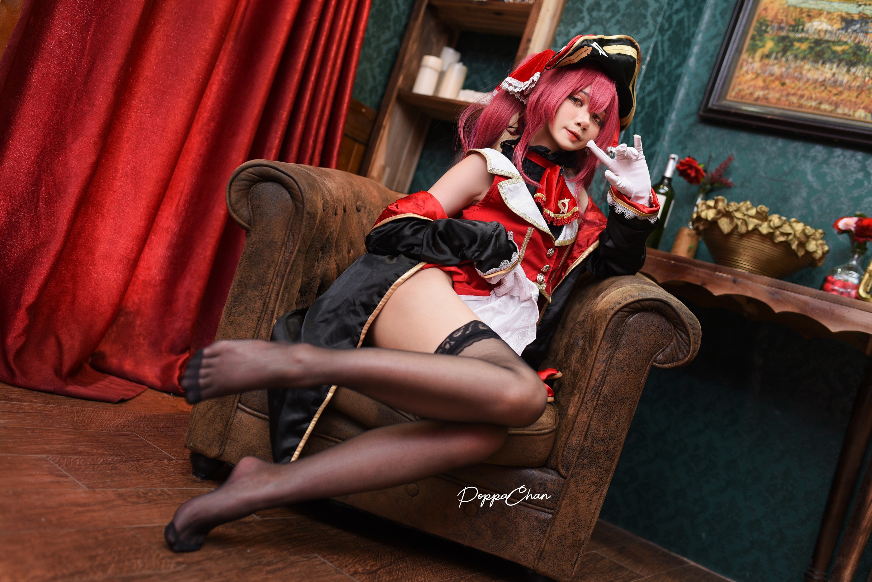 图片[1]-PoppaChan – NO.008 Houshou Marine[94P]-XikXak